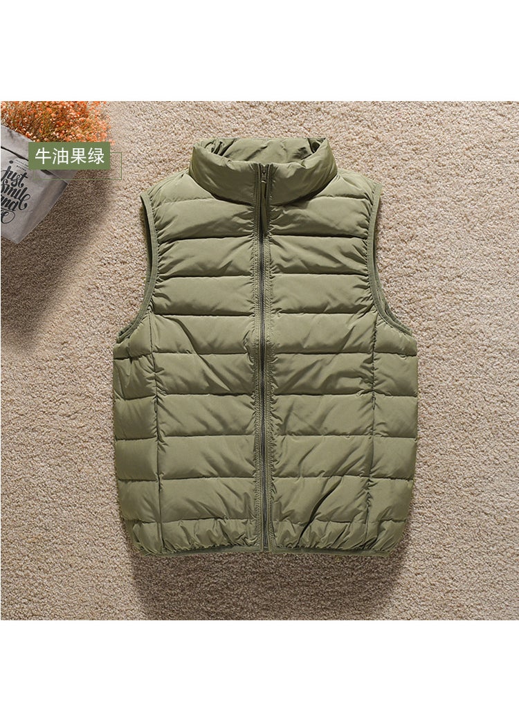 Generic - Seamless Lightweight Down Vest Womens 2024 Grey - Image 1