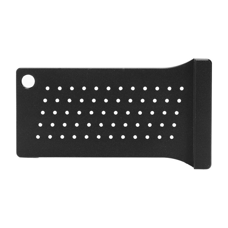 Anodized Black Aluminum Alloy Woodworking Hole Ruler 5PCS Precision Measuring Tool for Carpentry DIY - Image 3