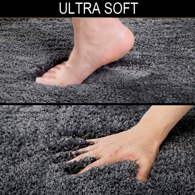 SIWAN Shower Mat Non Slip Washable Microfiber Rug Super Absorbent Water Soft Rugs Mat for Bathtub Floor 40X60 cm Pack of 1 - Image 3