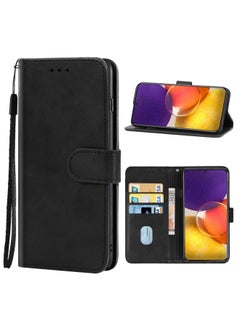 HuHa Case Cover Leather Phone Case For Samsung Galaxy A82 5G / Quantum 2 Black 