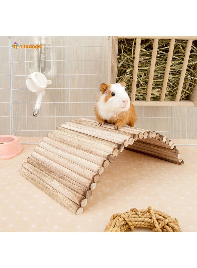 نيتينجيل ألعاب تسلق الحيوانات الصغيرة من نايت أنجل - سلم جسر معلق للهامستر والجربوع والفئران وخنازير غينيا أو الحيوانات الأليفة الصغيرة الأخرى (15.7 بوصة × 7.8 بوصة) - Image 5