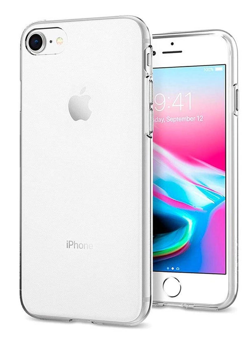 iPhone SE 2022 / SE 2020 Crystal Clear Case Thin Soft TPU Transparent Protective Cover Shockproof Anti-Yellow Compatible with iPhone SE 3rd and 2nd Generation / iPhone 7 / iPhone 8 (4.7 inch) Clear