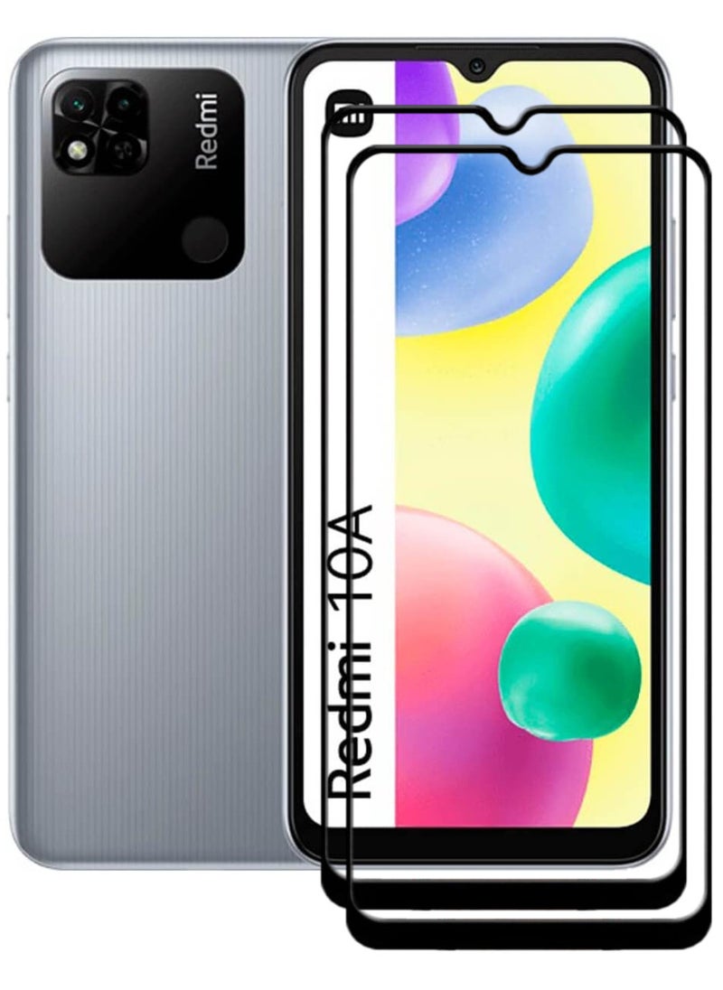ACLIX 2 Pieces Antistatic ESD Dustproof Premium Quality High Definition Tempered Glass Screen Protector Designed For Xiaomi Redmi 10A - Image 1