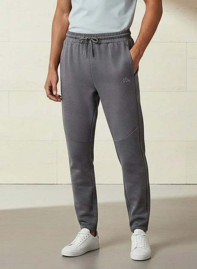 Kappa Men Regular Fit Joggers with Drawstring Waist