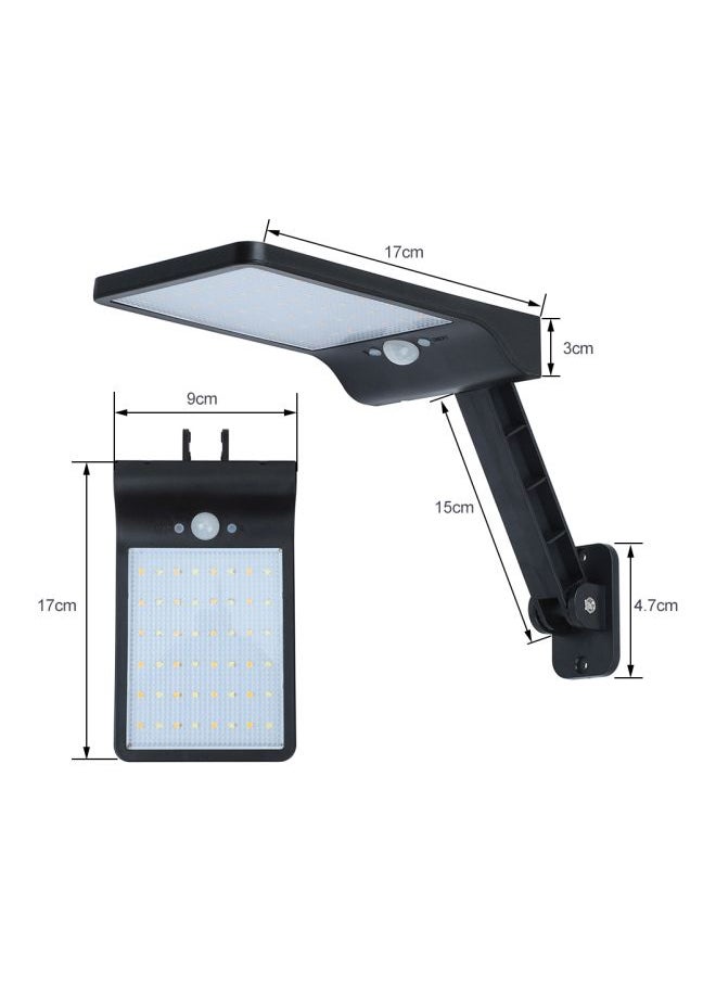 Loquat LED Solar Light With Remote Control Black 19.5x3.5x11.5centimeter  - Image 4