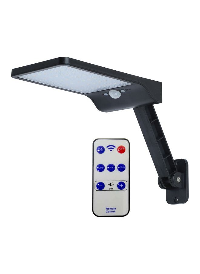 Loquat LED Solar Light With Remote Control Black 19.5x3.5x11.5centimeter  - Image 1