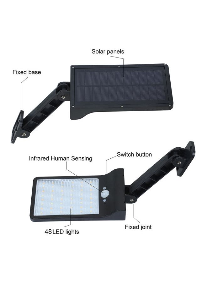 Loquat LED Solar Light With Remote Control Black 19.5x3.5x11.5centimeter  - Image 3