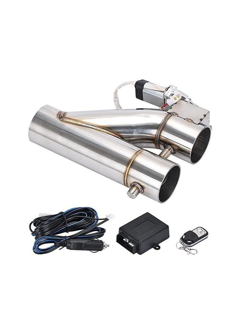 Royal PQY Universal 3 Inch Stainless Steel Exhaust Pipe Kit - Image 1