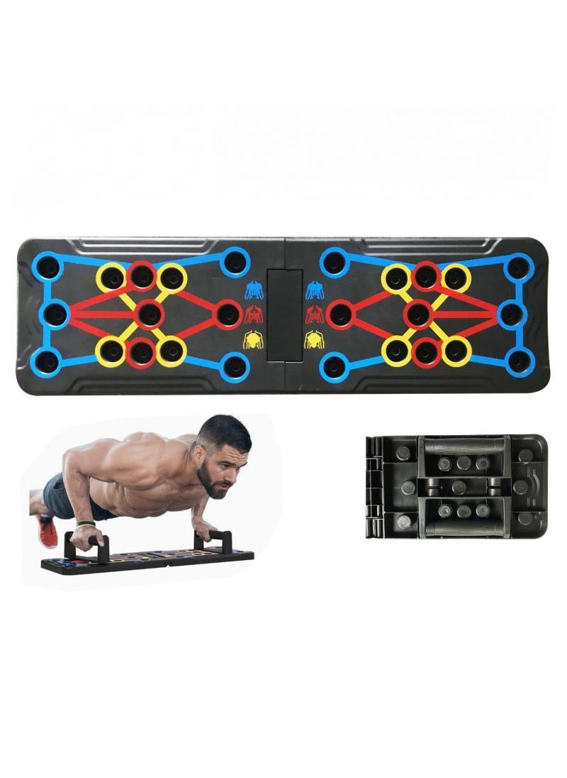 Generic Push up board for home use, multifunctional fitness exercise, abdominal and chest muscle folding training stand board  - Image 1