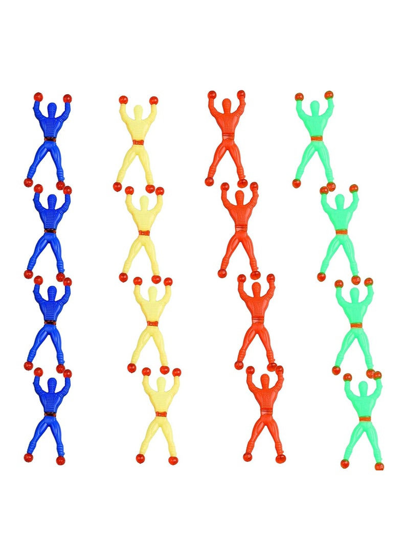 GNAFOTU Sticky Window Crawler Men Stretchy Sticky Wall Climbers Sticky Men Wall Climbers Stretchy Sticky Toys Window Crawler Toys Party Bag Fillers for Party Favor Home Kids 16 Pcs - Image 1