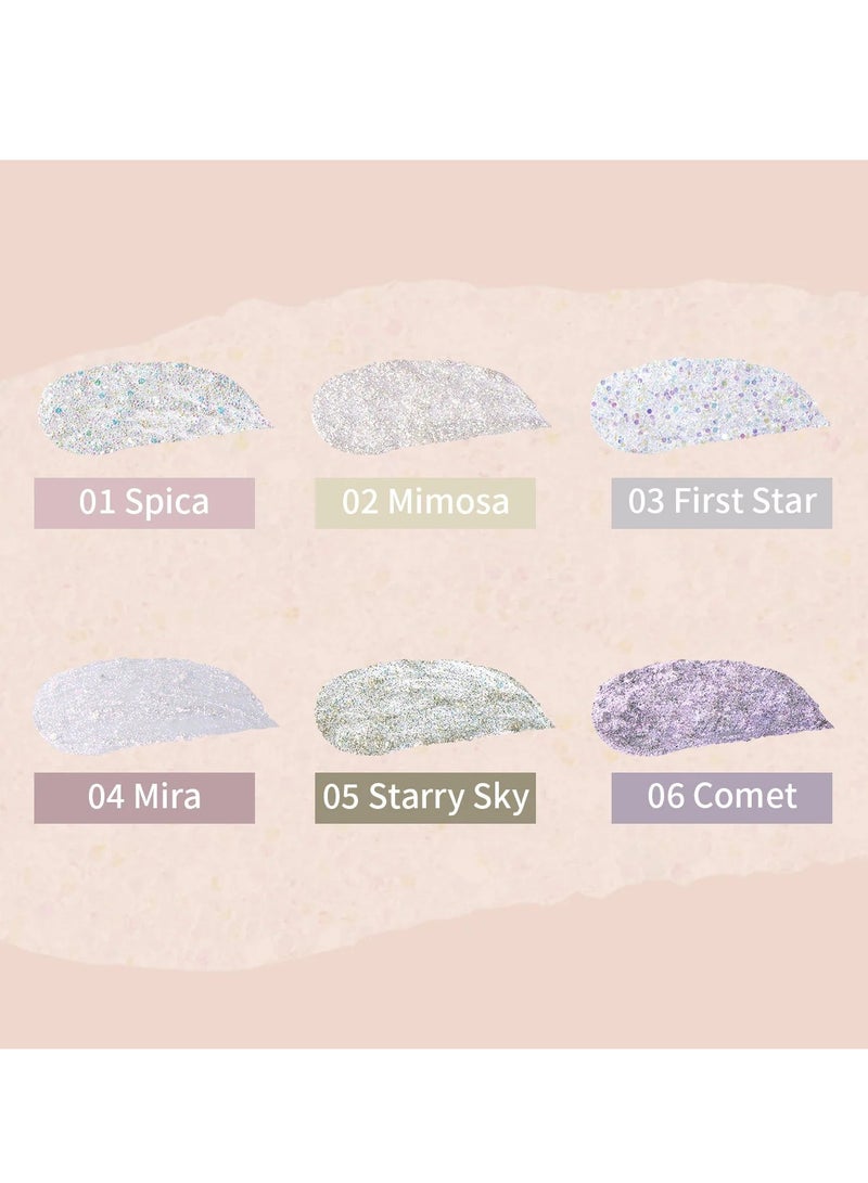 MilleFee MilleFée Stellar Glitter Liner Glitter Moisturizing Eyeliner Teardrop Bag 1.5g- 01 Spica - Image 5