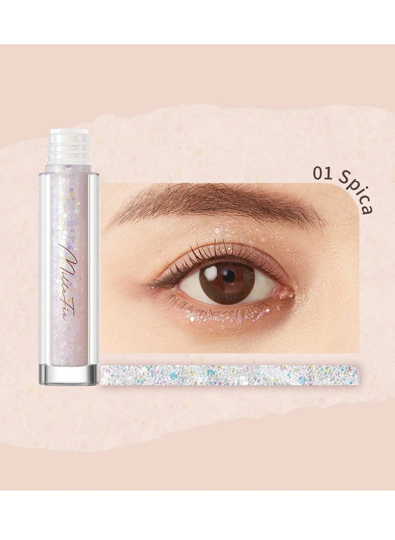 MilleFee MilleFée Stellar Glitter Liner Glitter Moisturizing Eyeliner Teardrop Bag 1.5g- 01 Spica - Image 2