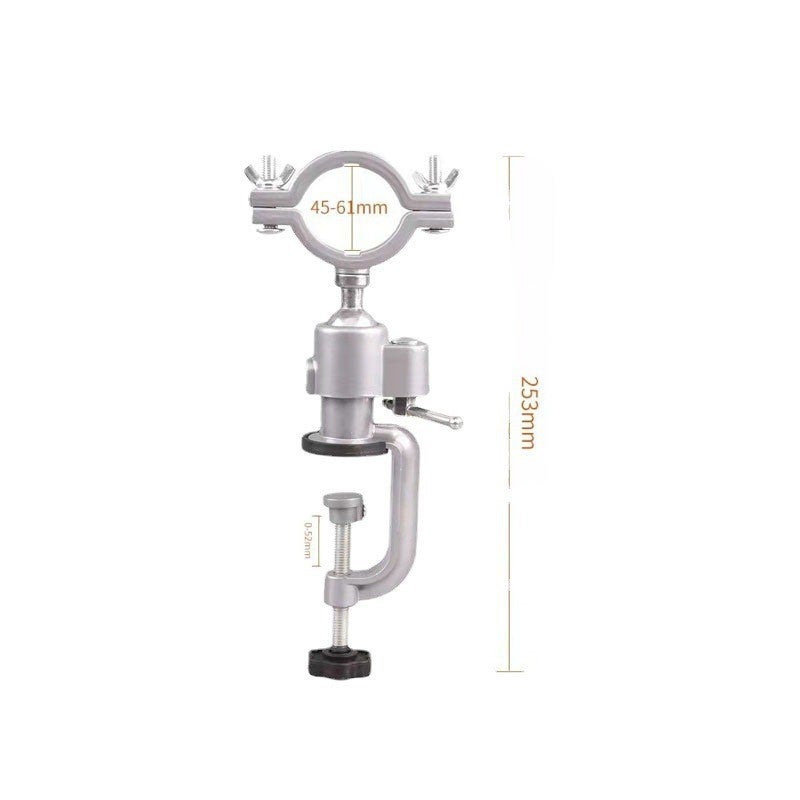 Multifunctional Aluminum Alloy Rotating Vise Electric Drill Bench Vise Mini Hand Drill Electric Grinder Angle Grinder Universal Bracket(Angle grinder bracket) - Image 5