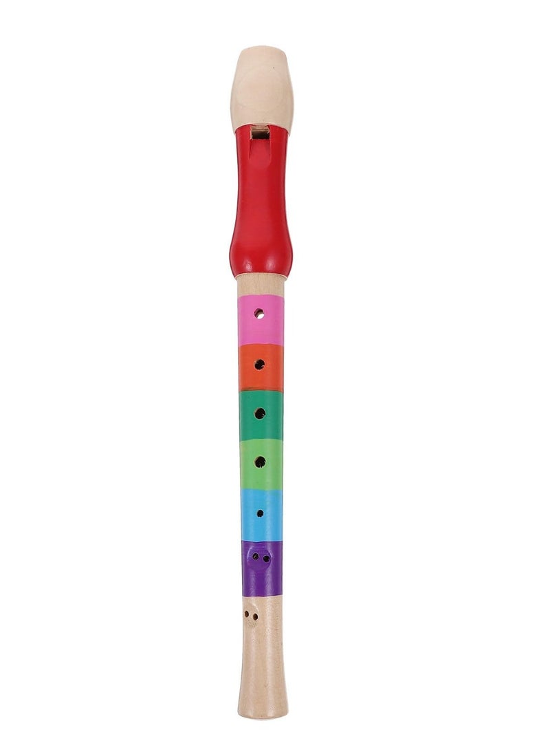 Excefore Wooden Recorder, Soprano Recorder Instrument German Fingering, Recorders for Children Adult Beginner, Wooden Descant Recorder 8 Hole Soprano Recorder Flute Music Playing Wind for Kids  - Image 1