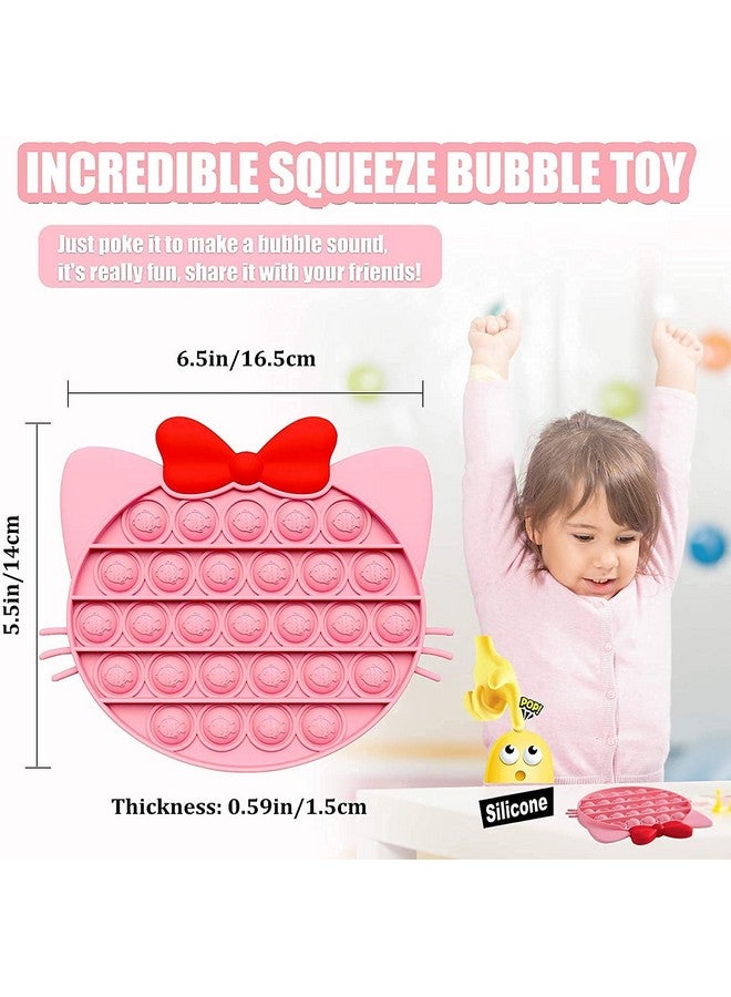 فنبلاست مجموعة FunBlast Pop it (عبوة من لعبتين Popit)، ألعاب أطفال، ألعاب فيدجيت، لعبة Pop it، لعبة Push Pop Bubble Fidget الحسية، لعبة تخفيف التوتر Fidget الحسية، هدايا مبتكرة للبنات والأولاد والأطفال (13) - Image 2