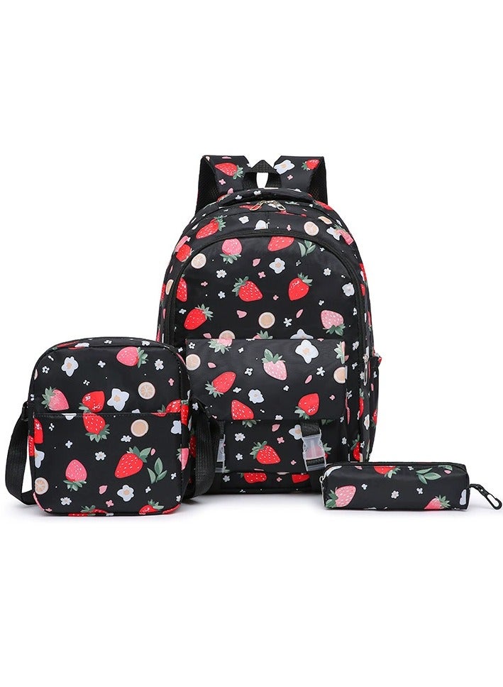 3-piece canvas backpack set - Image 1