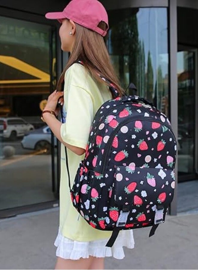3-piece canvas backpack set - Image 3