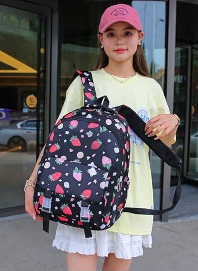 3-piece canvas backpack set - Image 4