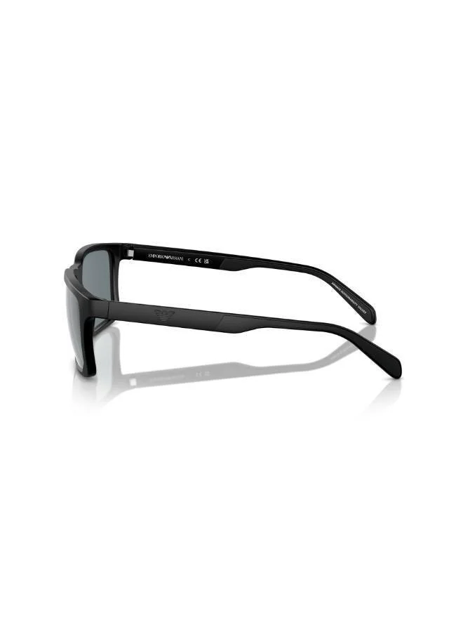 EMPORIO ARMANI Ea4219  Matte Black / Grey Mirror Black Lenses