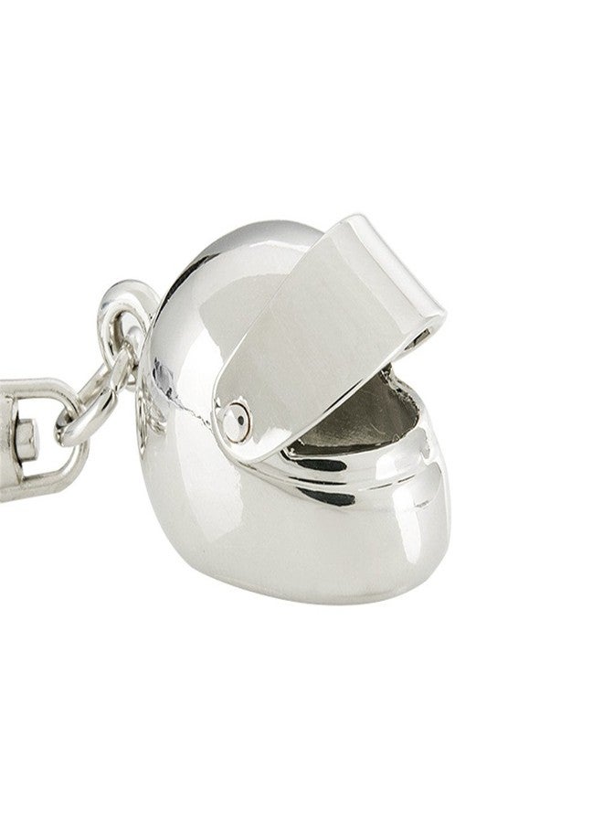Bestdays Stainless Steel Keychain Mini Ruler Key Charm Bag Charm Funny Keychains (Helmet) - Image 4
