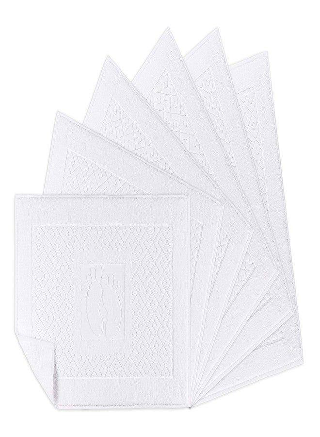 ASTREA TEXTILES Bath Rug Bathroom Floor Mats - Washable Bathtub Shower Sink Floor Towels - 100% Turkish Cotton Bath Mat Towels (6) - Image 1