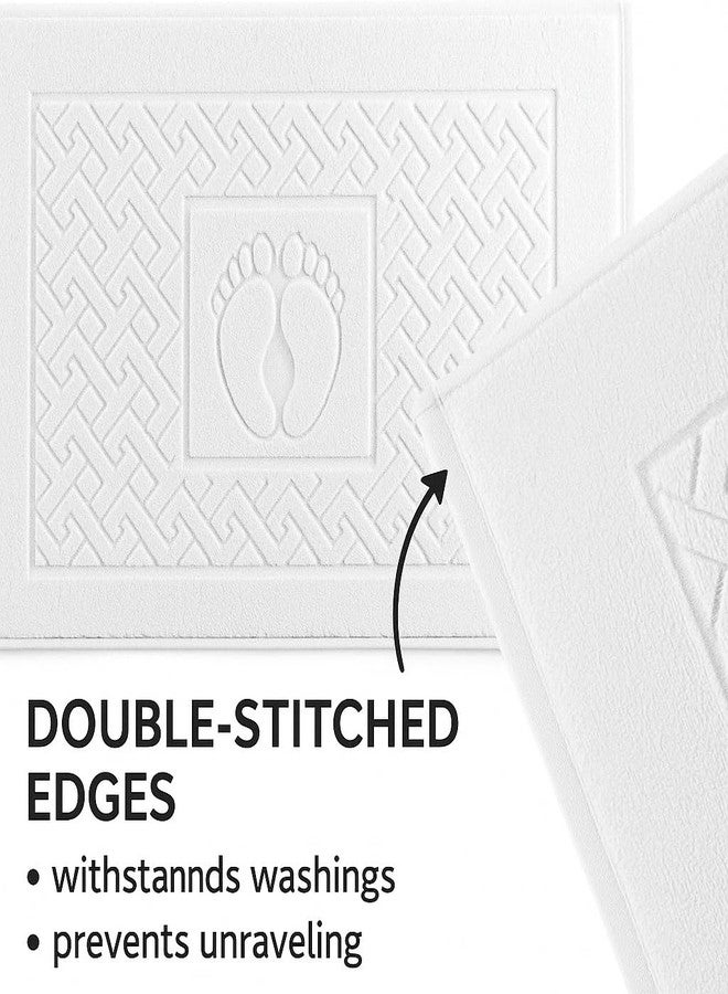ASTREA TEXTILES Bath Rug Bathroom Floor Mats - Washable Bathtub Shower Sink Floor Towels - 100% Turkish Cotton Bath Mat Towels (6) - Image 3