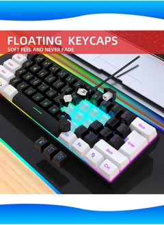 Mi VAZA 61-Key Membrane Keyboard - Wired Mini Keyboard - Gaming Keyboard and Office Keyboard - RGB Light - Computer Keyboard  - Image 4