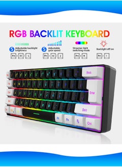 Mi VAZA 61-Key Membrane Keyboard - Wired Mini Keyboard - Gaming Keyboard and Office Keyboard - RGB Light - Computer Keyboard  - Image 3