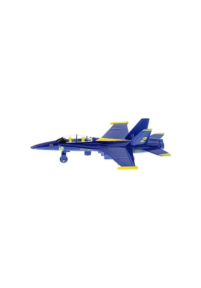 Playmaker Toys Die Cast Pull Back Blue Angel F/A-18 Super Hornet Model - Image 2