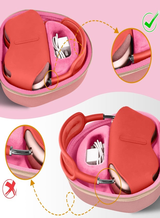 co2CREA Hard Storage Case for Apple AirPods Max, Will Make Headphones Into Sleep Mode Immediately, Upgraded Smart Case for Headphones, Ultra-Slim Travel Carrying Case (Case Only) - Image 3