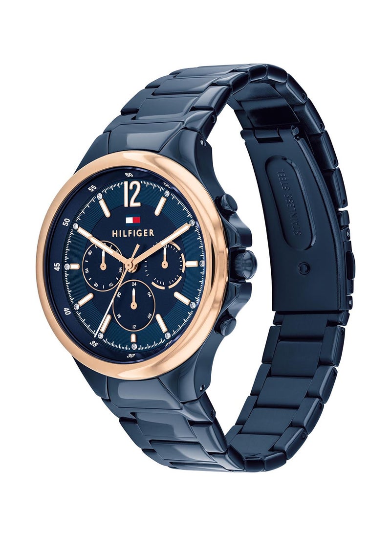 TOMMY HILFIGER Women's Analog Round Shape Stainless Steel Wrist Watch 1782601 - 40 Mm  - Image 2