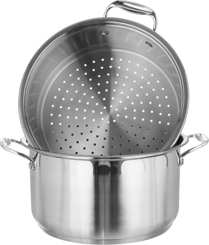 Rocky Steel Cookware Set, 11 Pieces - Silver - Image 3
