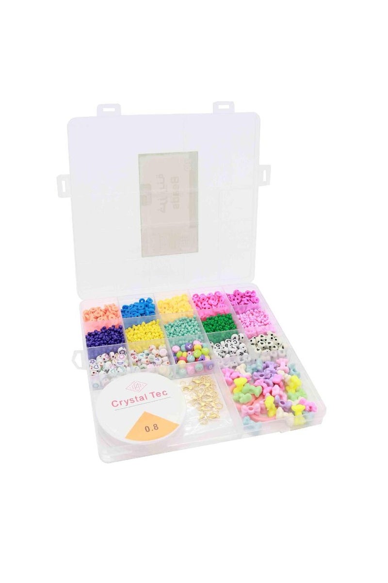 ROCO Assorted Colorful Beads English Letters Mixed Shapes Assorted Color - Image 2