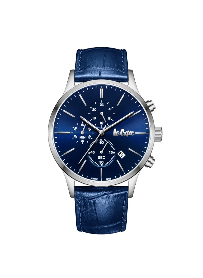 Lee Cooper Men's Leather Multi Function Watch LC08154.399 - 44 mm