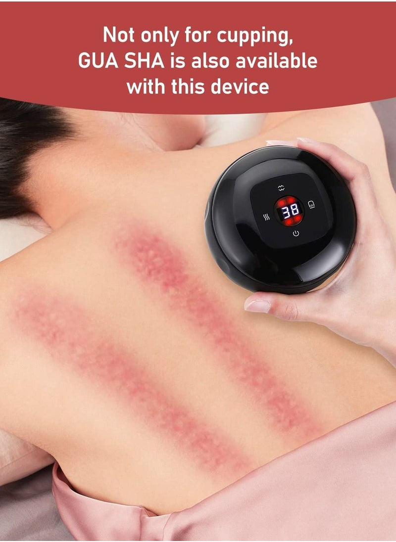 ULHYC - Smart Dynamic Cupping Therapy Set Cellulite Massager 3-in-1 Vacuum Therapy Machine Cellulite Remover Gua Sha Massage Tool With 12-Level Temperature and Suction - Image 1