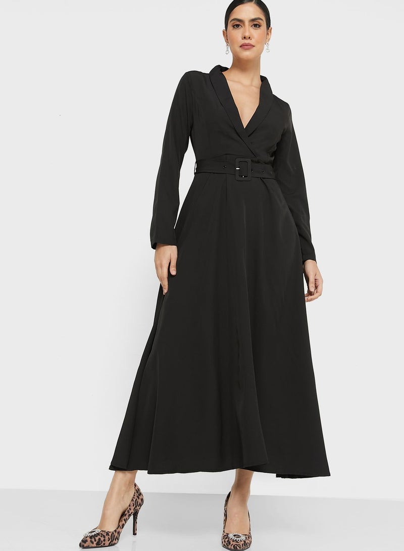 ELLA Belted Maxi Dress  - Image 4