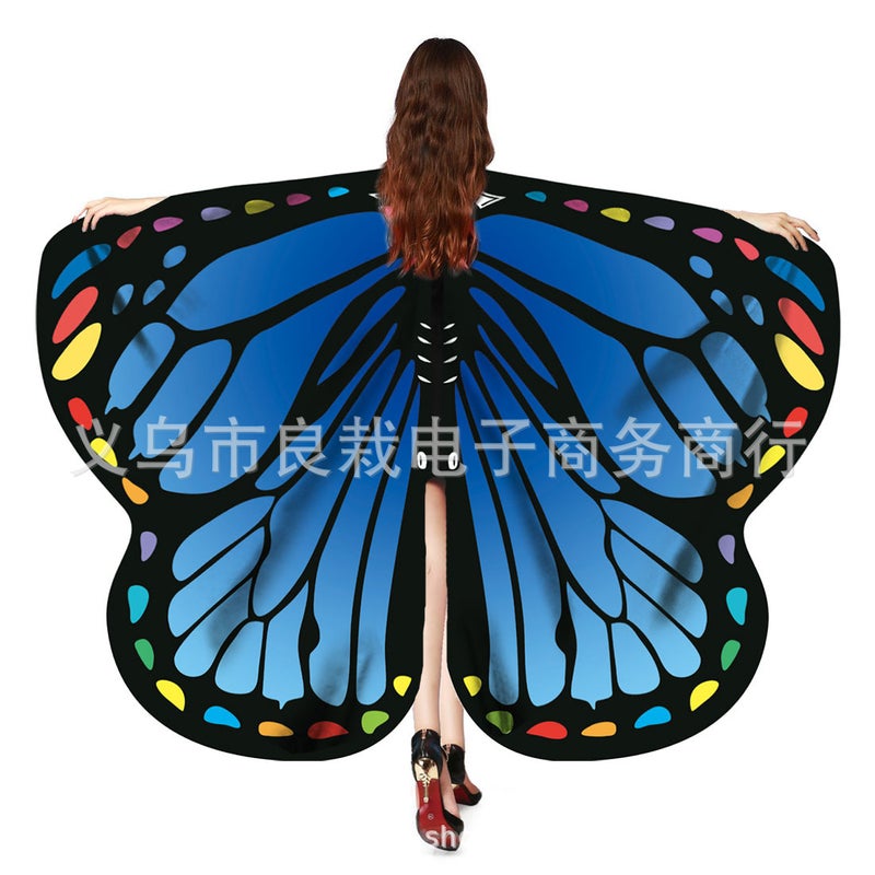 Cloak Big Butterfly Belly Dance Butterfly Cloak Dancing Props Butterfly Shawl - Image 2