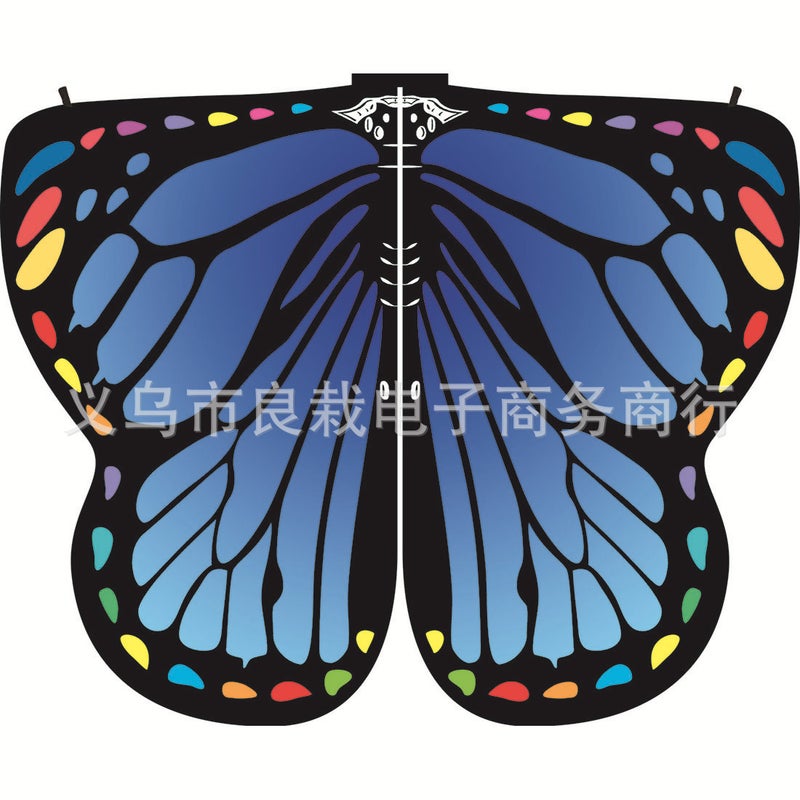 Cloak Big Butterfly Belly Dance Butterfly Cloak Dancing Props Butterfly Shawl - Image 3