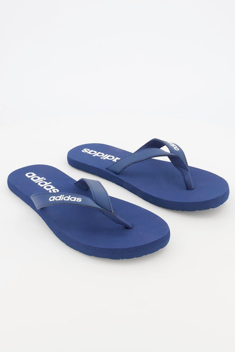 Adidas شباشب رجال إيزاي، زرقاء، سهلة الارتداء - Image 1