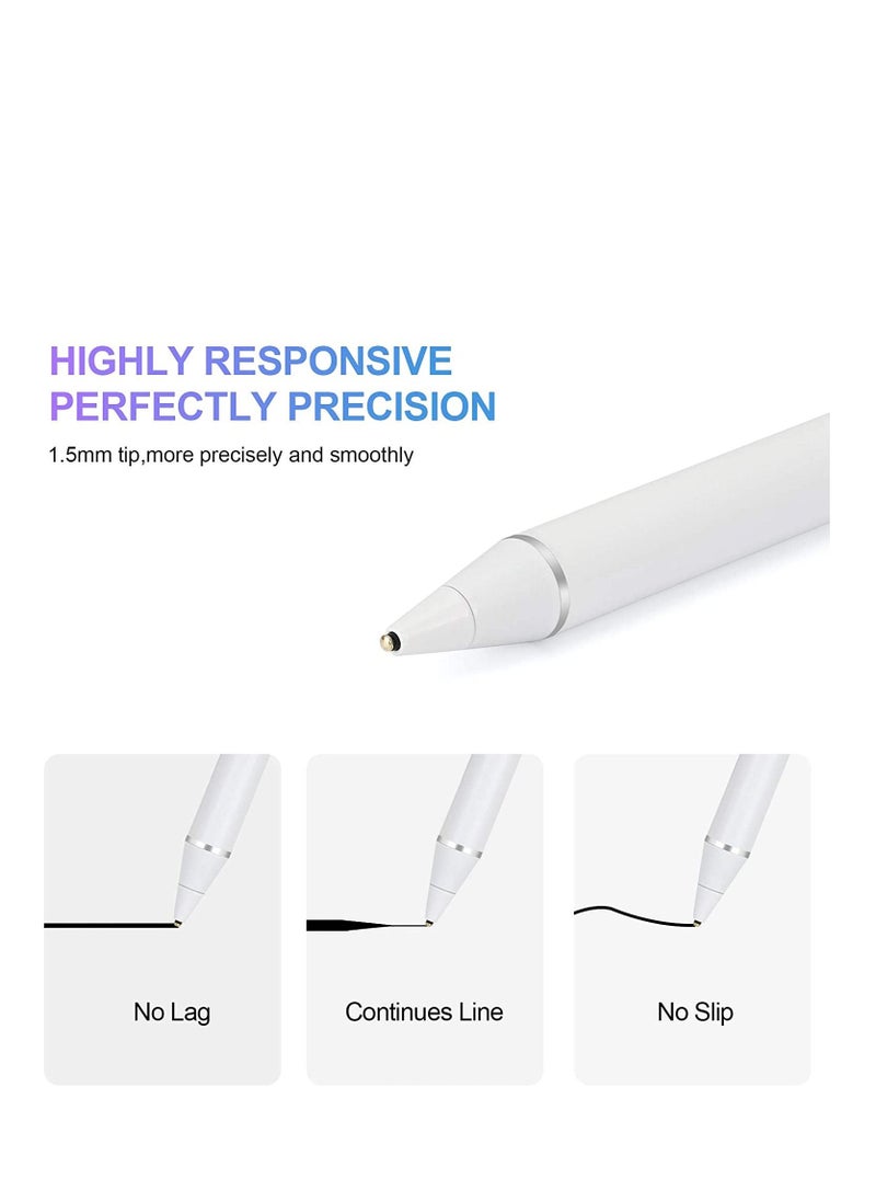 Facehub47 - Stylus Pen Compatible with iPad, Pencil Styluses Compatible with iPad 2/3/4/5/6/7/8/9 Generation Pro 9.7/10.5/11/12.9 Air 1/2/3/4/5 Mini 1/2/3/4/5/6 Alternative Drawing Smart Stylist for Touch Screens - Image 1