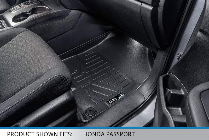 MAX LINER Custom Fit Floor Mats Set for 2019-2021 Honda Passport - Black - Image 3