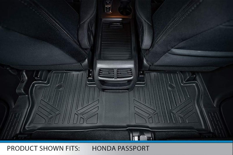 MAX LINER Custom Fit Floor Mats Set for 2019-2021 Honda Passport - Black - Image 4