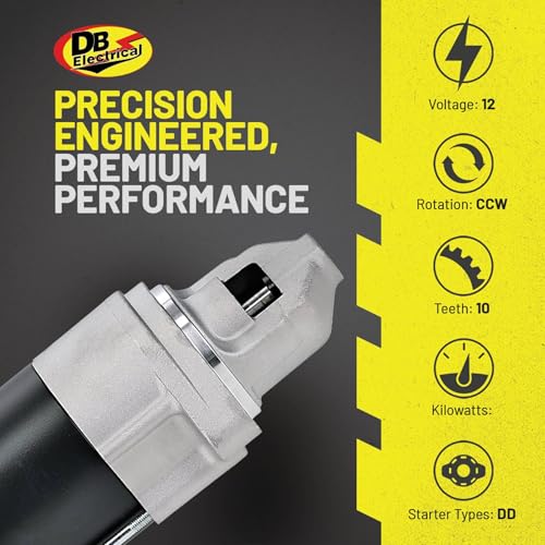 DB Electrical 410-52301 Starter Compatible with/Replacement for John Deere 636M, 648M, 648R, 652B, 652E, 652M, 652R, 661R, W36R, W48R, W52R, WH36A, AUC12656, 19169N - Image 3