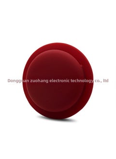 Applicable To For Apple Airtag Silicone Protective Case For Apple Locator Tracker Portable Anti-lost Protective Case-Color:Wine Red