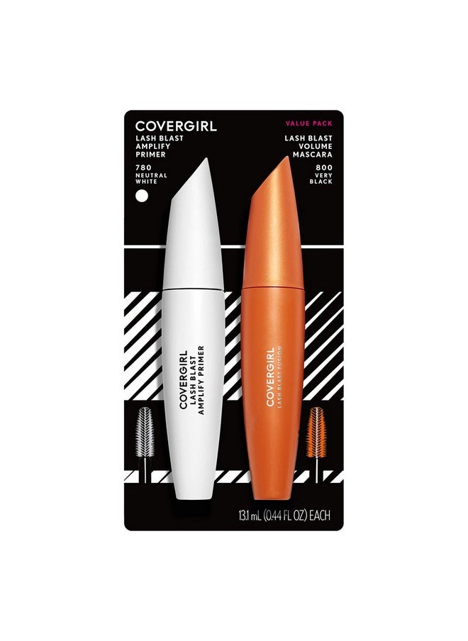 CoverGirl Covergirl LashBlast Volume Mascara and Lash Blast Amplify Eyelash Primer, Very Black, Value Pack  - Image 1