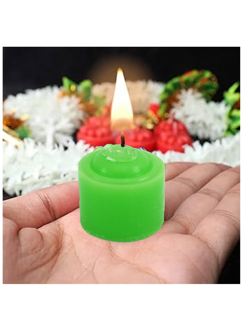 القادة شموع الشمع المعطرة - عديمة الدخان، تدوم طويلاً، عبوة من 4 قطع | عطور الليمون والورد والتوت والفراولة | مثالية للمنزل، وحفلات الزفاف، وديكور المنزل  - Image 2