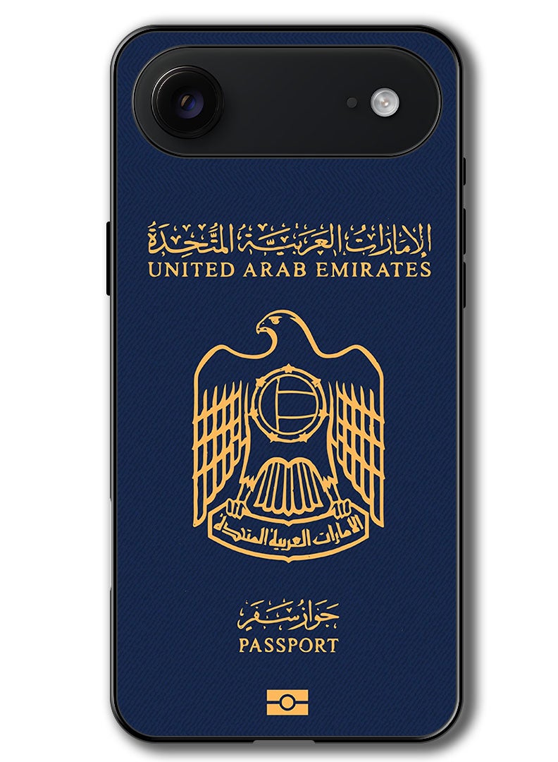 Theodor حافظة متوافقة مع آبل آيفون 17 إير 6.5 بوصة حماية مضادة للصدمات غطاء بامبر جواز سفر الإمارات - Image 1