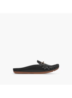 Le Confort Women's Slip-On Mules with Metal Accent  - Image 3