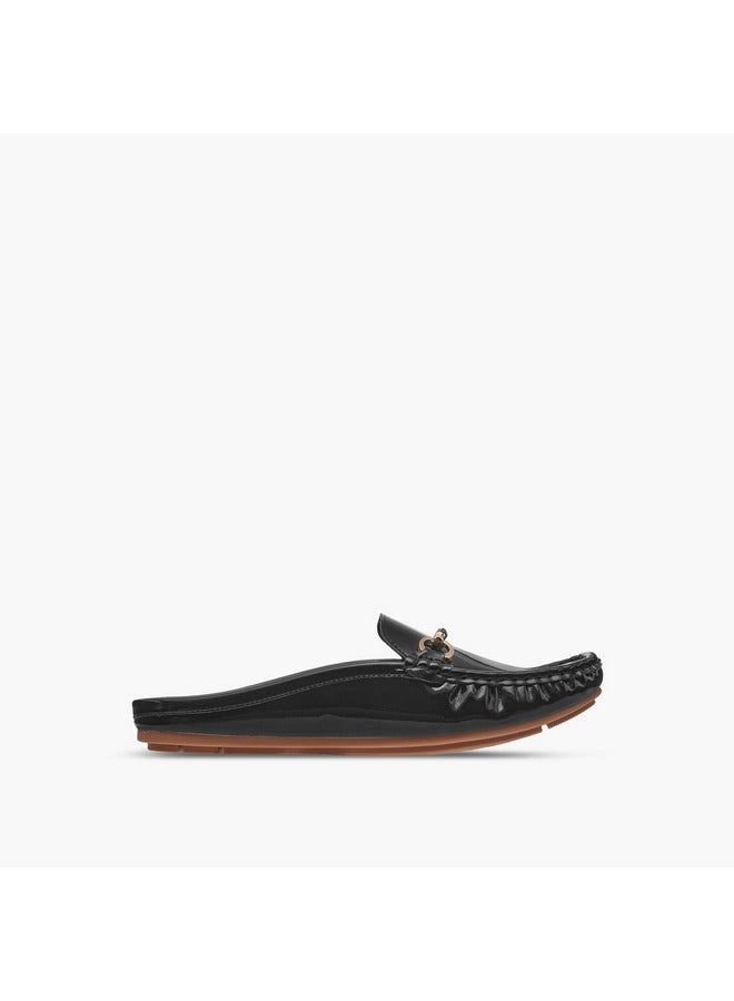Le Confort Women's Slip-On Mules with Metal Accent  - Image 3