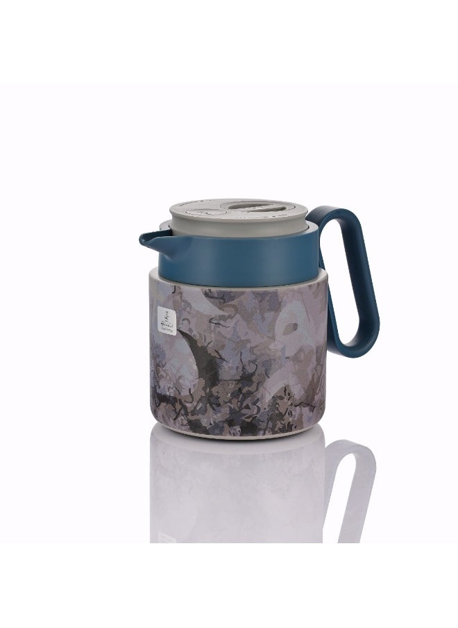 Alsaif Gallery Saif Gallery Rania Stainless Steel Thermos, 1.2 L - Multicolor 